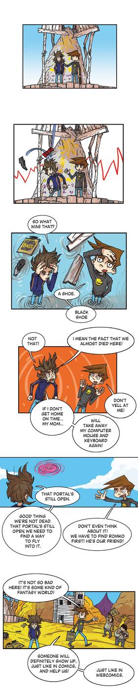 Read Three vs Evil: Webcomic version  2 Page 6 in English