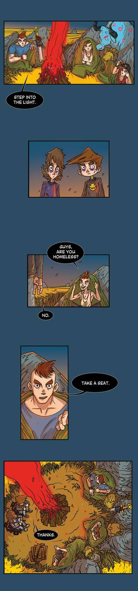 Read Three vs Evil: Webcomic version  3 Page 3 in English