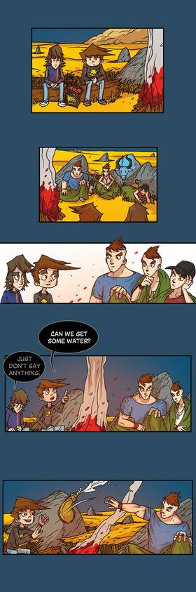 Read Three vs Evil: Webcomic version  3 Page 4 in English