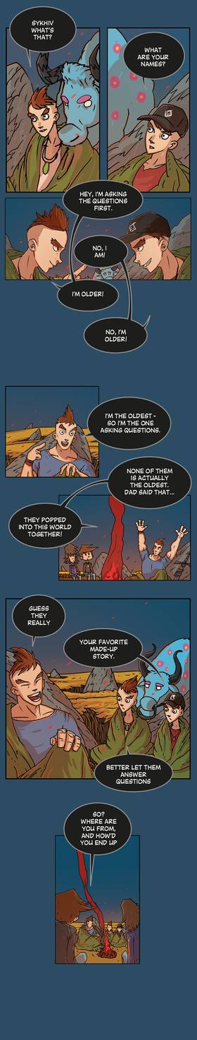 Read Three vs Evil: Webcomic version  3 Page 6 in English