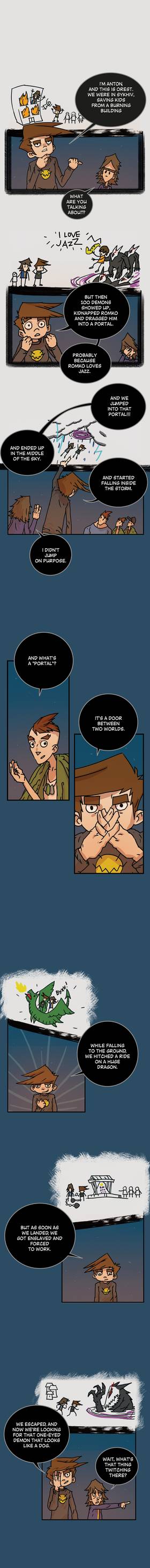 Read Three vs Evil: Webcomic version  3 Page 7 in English