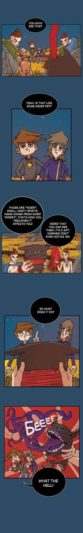 Read Three vs Evil: Webcomic version  3 Page 8 in English