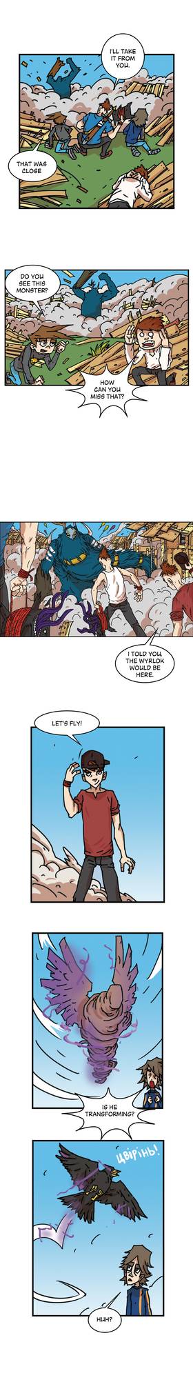 Read Three vs Evil: Webcomic version  5 Page 4 in English