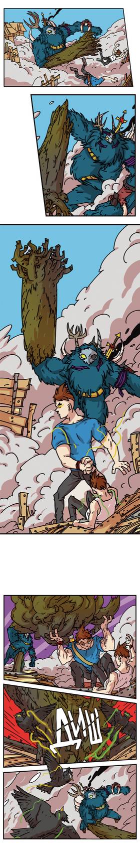 Read Three vs Evil: Webcomic version  5 Page 7 in English