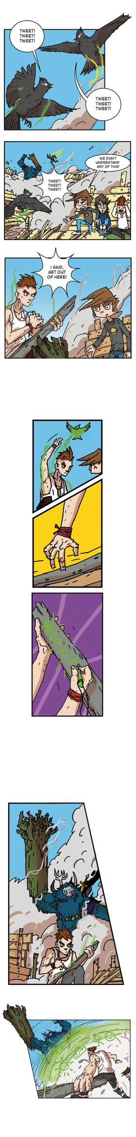 Read Three vs Evil: Webcomic version  5 Page 8 in English