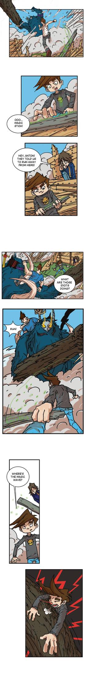 Read Three vs Evil: Webcomic version  6 Page 1 in English