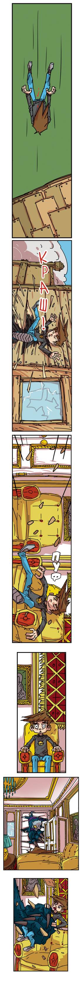 Read Three vs Evil: Webcomic version  6 Page 2 in English