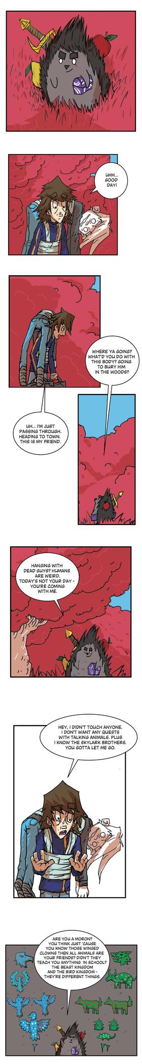 Read Three vs Evil: Webcomic version  8 Page 6 in English
