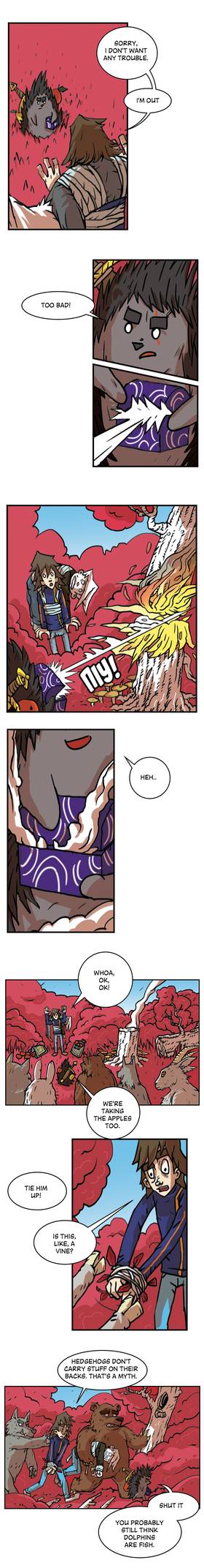 Read Three vs Evil: Webcomic version  8 Page 7 in English