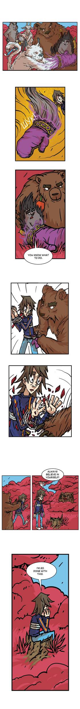 Read Three vs Evil: Webcomic version  9 Page 3 in English