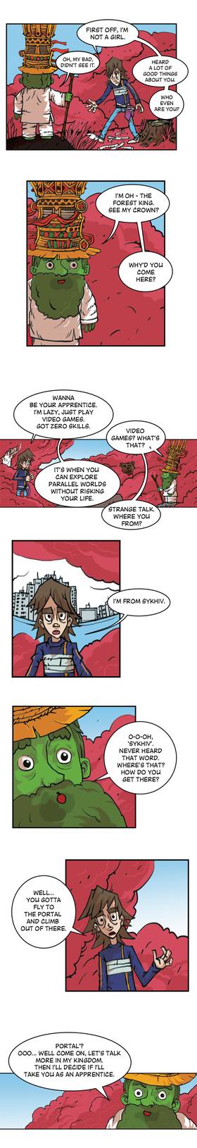 Read Three vs Evil: Webcomic version  9 Page 5 in English