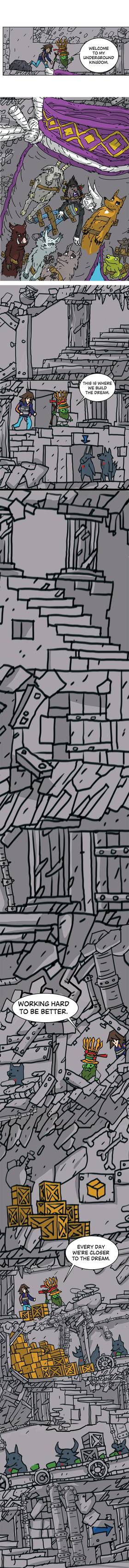 Read Three vs Evil: Webcomic version  9 Page 7 in English
