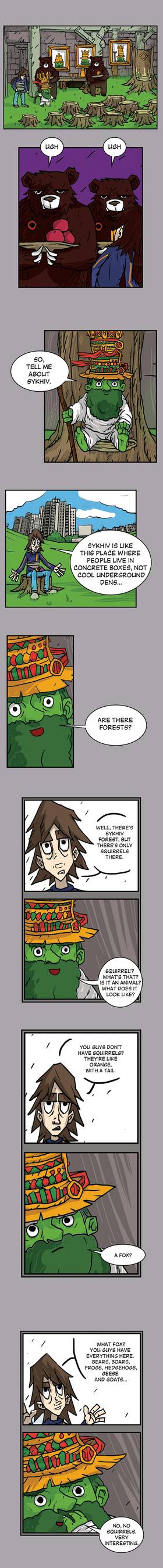 Read Three vs Evil: Webcomic version  10 Page 1 in English