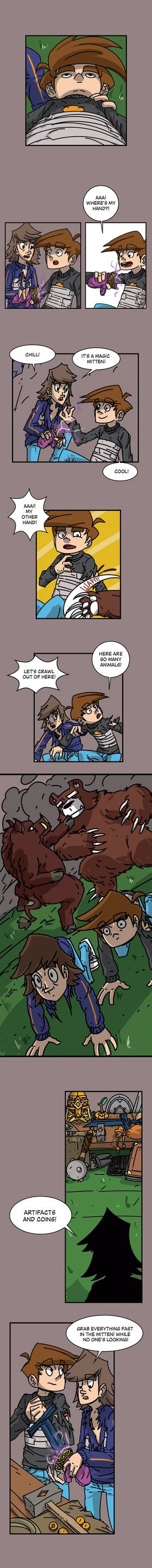 Read Three vs Evil: Webcomic version  11 Page 4 in English