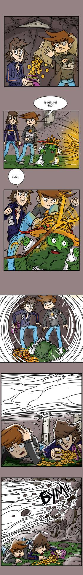 Read Three vs Evil: Webcomic version  11 Page 6 in English