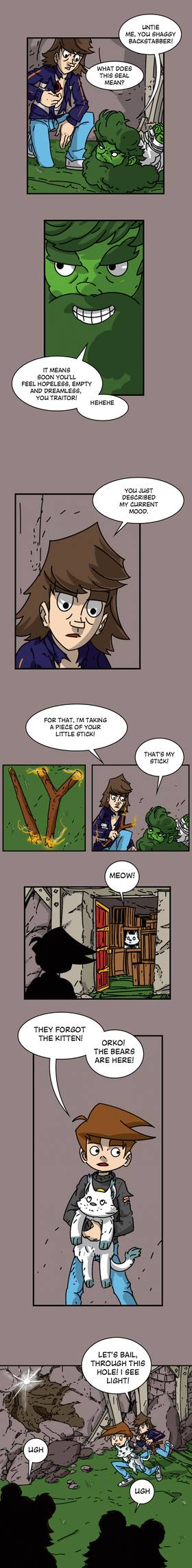 Read Three vs Evil: Webcomic version  11 Page 8 in English