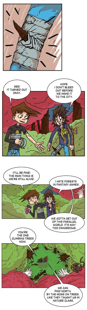 Read Three vs Evil: Webcomic version  13 Page 5 in English