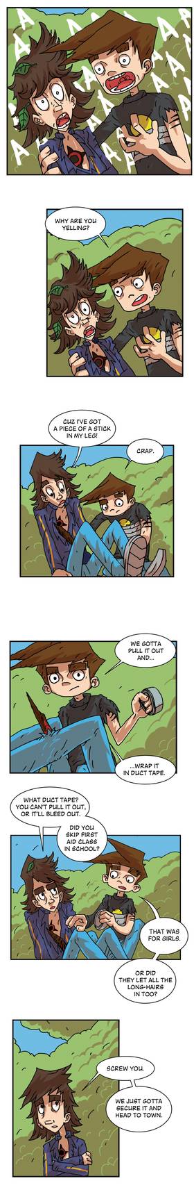 Read Three vs Evil: Webcomic version  13 Page 4 in English