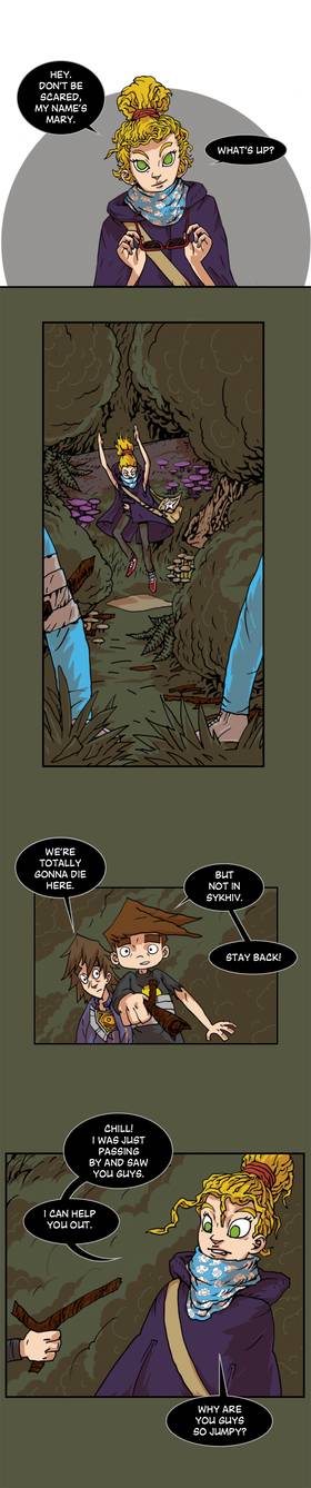 Read Three vs Evil: Webcomic version  14 Page 1 in English