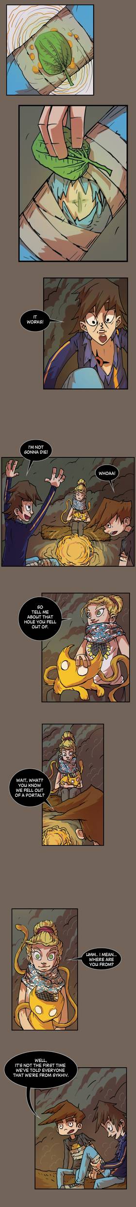Read Three vs Evil: Webcomic version  14 Page 4 in English