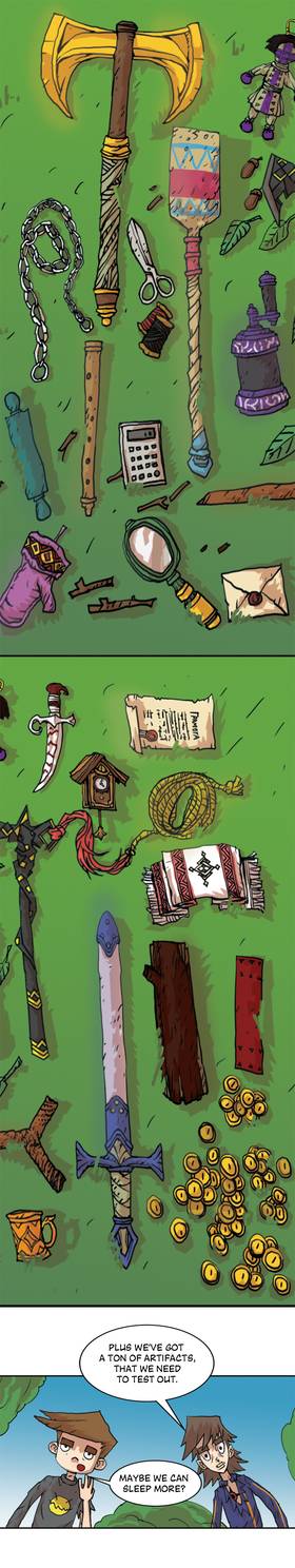 Read Three vs Evil: Webcomic version  15 Page 2 in English
