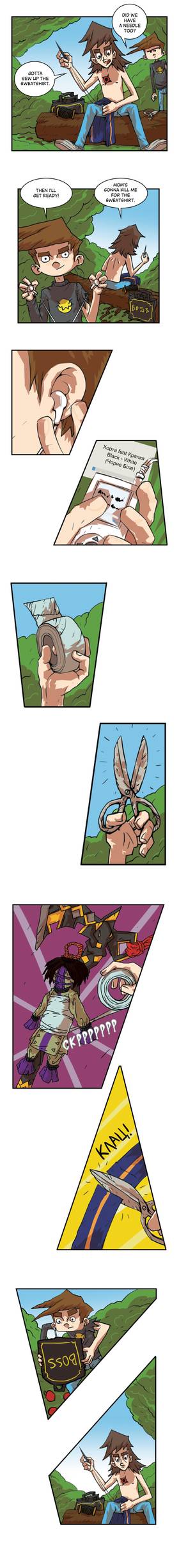 Read Three vs Evil: Webcomic version  15 Page 5 in English
