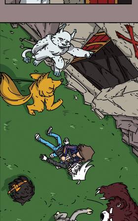 Read Three vs Evil: Webcomic version  11 Page 10 in Ukrainian