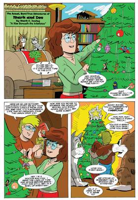 Read THE ACTUAL, SEMI-TRUE ADVENTURES OF MARK AND DEE SUPER HOLIDAY SPECIAL!  1 Page 3 in English