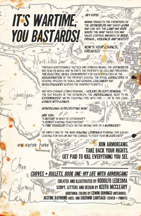 Read CURVES AND BULLETS -  BOOK 1. - "MY LIFE WITH ARMORGANG"  1 Page 2 in English