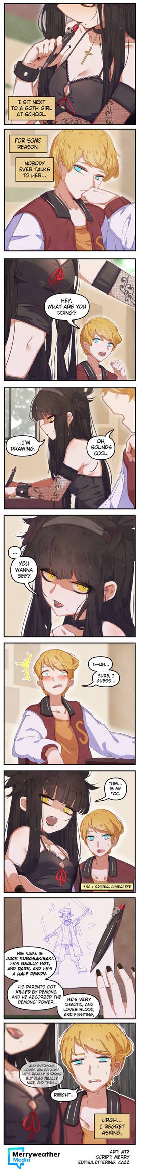 Read Goth Girl & The Jock  1 Page 1 in English