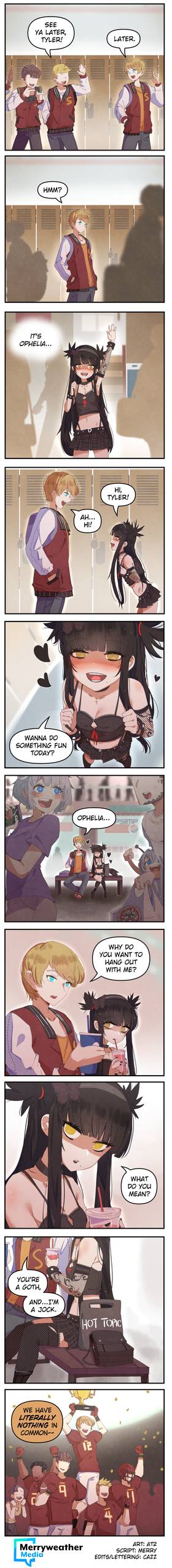 Read Goth Girl & The Jock  5 Page 1 in English