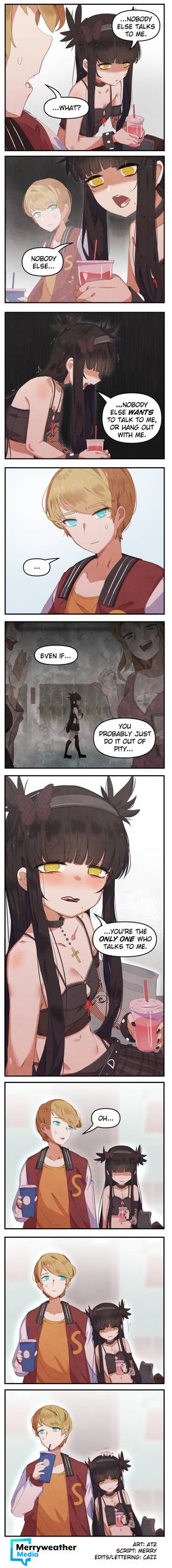 Read Goth Girl & The Jock  6 Page 1 in English