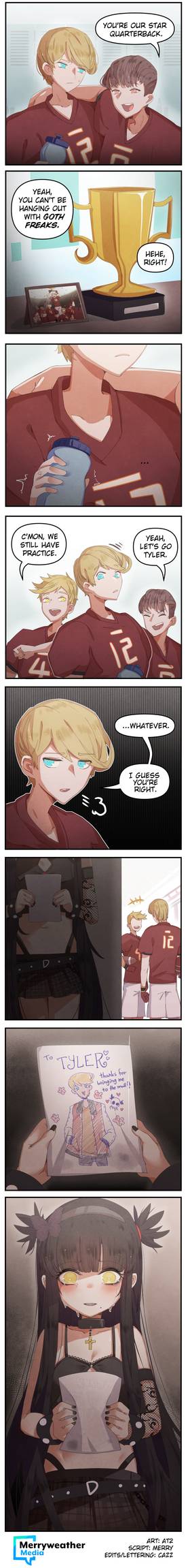 Read Goth Girl & The Jock  8 Page 1 in English