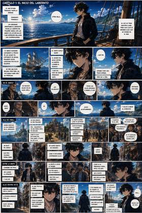 Read El comienzo de la gran Aventura del hybrid que sonrie al vacio  1 Page 1 in Spanish