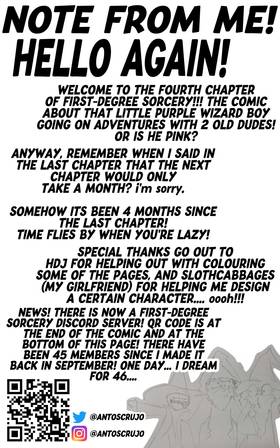Read First-Degree Sorcery  4 Page 2 in English