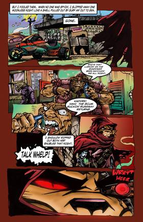 Read CURVES AND BULLETS - EYE OF KIDIER.  1 Page 8 in English