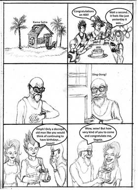 Read Dragon Ball: Happy Birthday Master Roshi   1 Page 2 in English