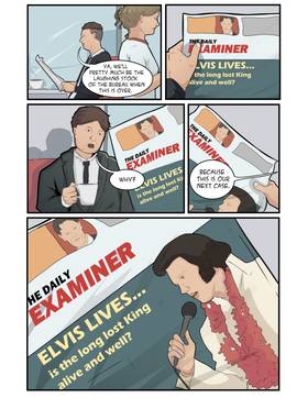 Read The B-Files (Elvis Lives)  1 Page 8 in English