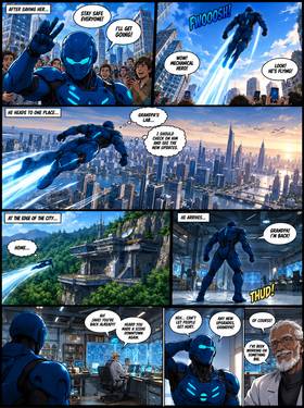 Read The mechanical heroes   1 Page 4 in English