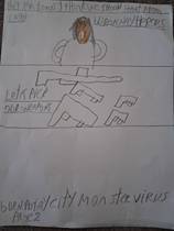Read Burnaway city Monster virus  1 Page 3 in English