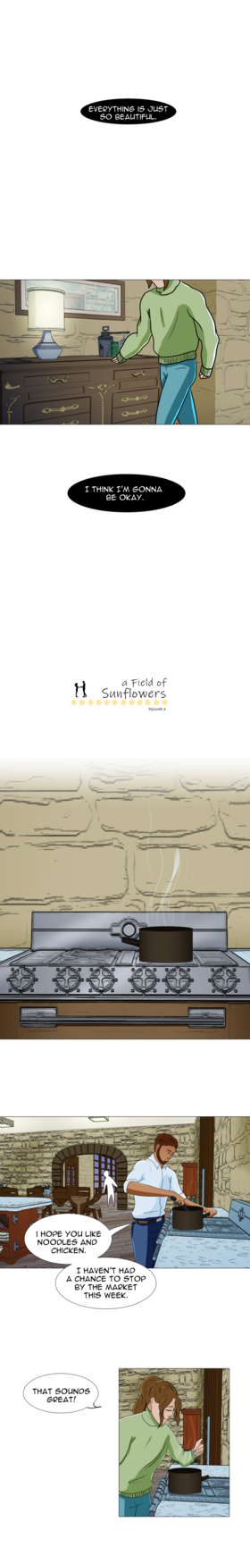 Read A Field of Sunflowers  3 Page 3 in English