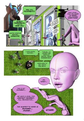 Read Rick Starr Kills Robots!  1 Page 5 in English