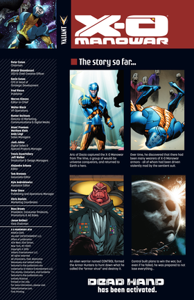 Read X-O Manowar (2012)  34 Page 2 in English