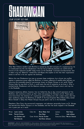 Read Shadowman (2012)  6 Page 2 in English