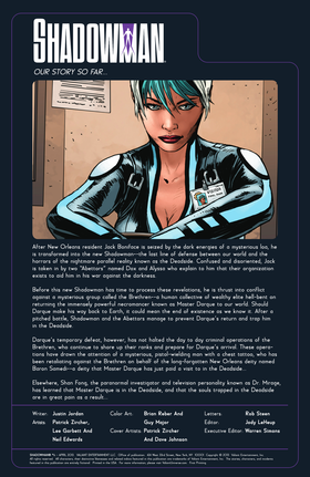 Read Shadowman (2012)  6 Page 2 in English