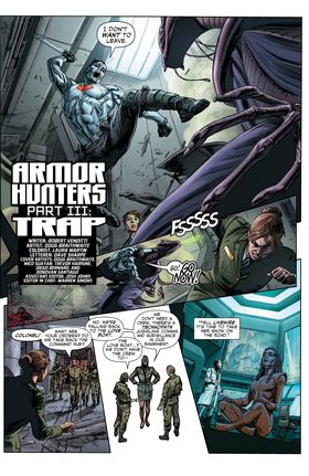Read Armor Hunters (2014)  3 Page 4 in English