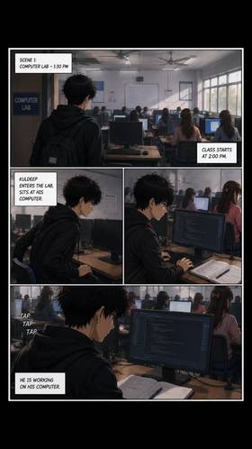 Read My Unexpected Experience In Computer Class   1 Page 4 in English