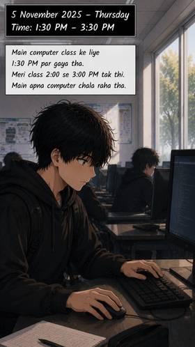 Read My Unexpected Experience In Computer Class   1 Page 7 in English
