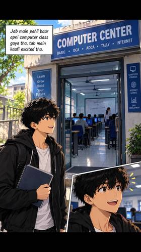 Read My Unexpected Experience In Computer Class   10 Page 2 in English