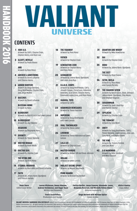 Read Valiant Universe Handbook (2015)  2 Page 2 in English